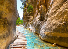 Samaria Gorge in Crete