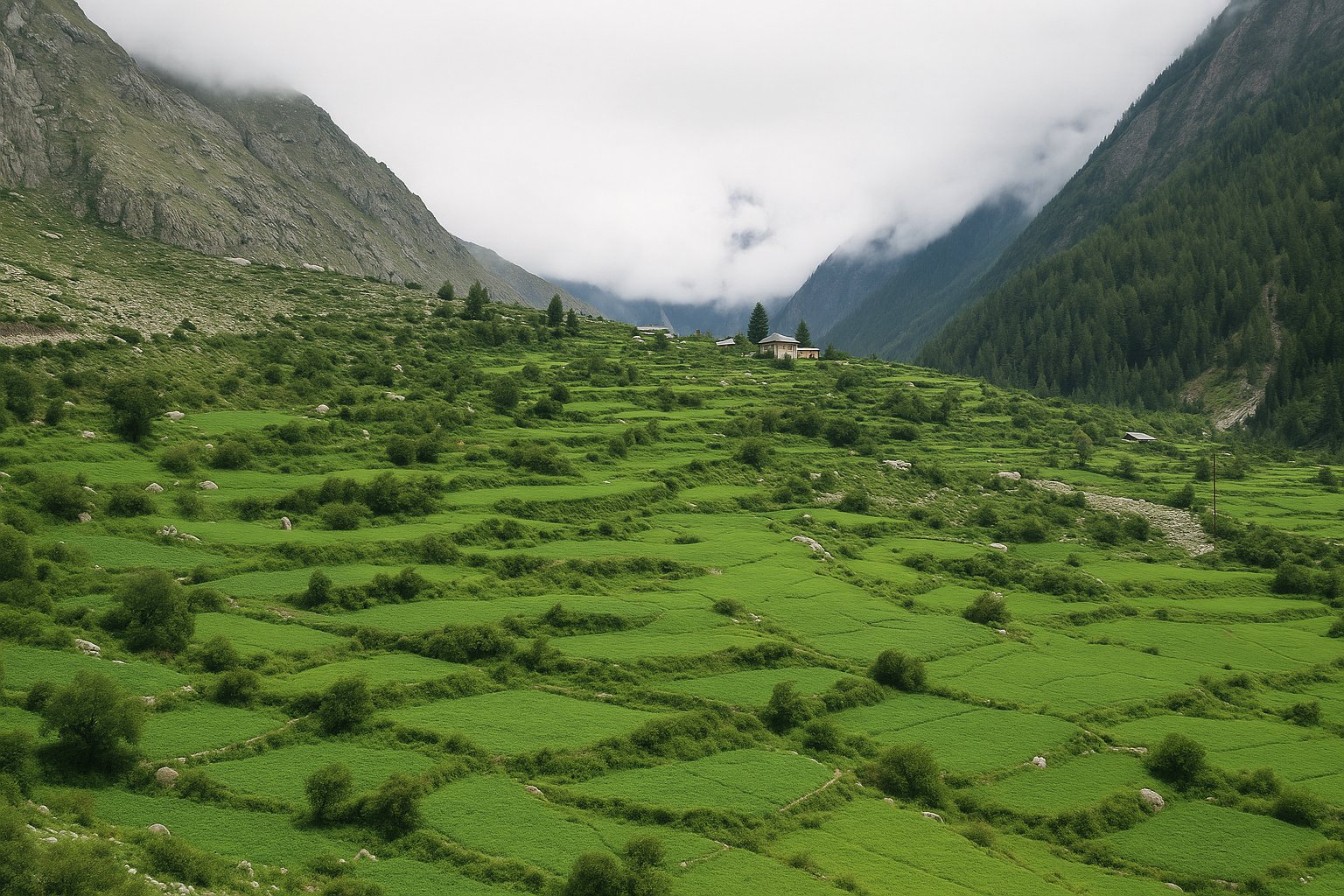 Sangla Meadows in Sangla