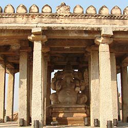 Sasivekalu Ganesha Temple in Hampi