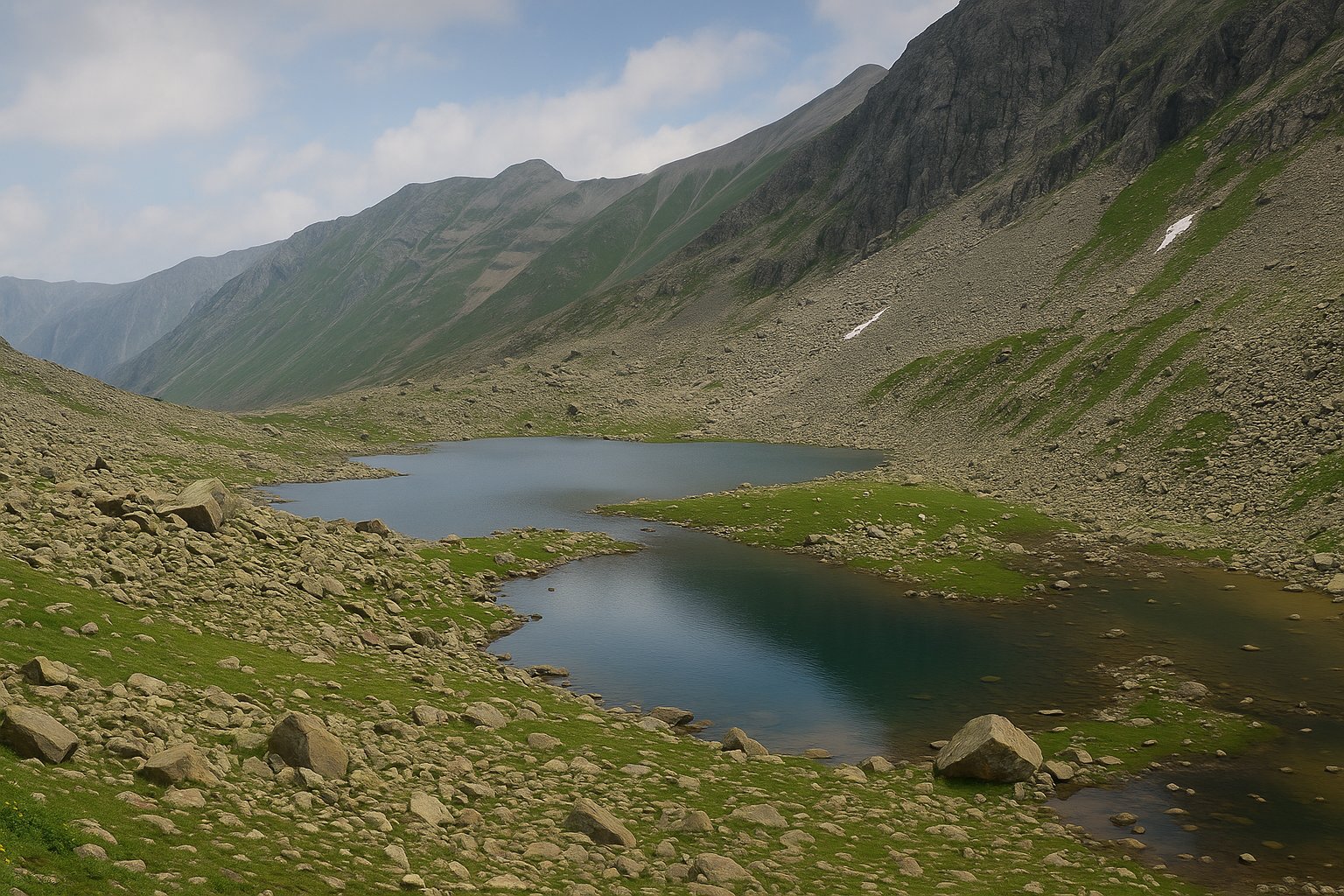 Satsar Lake in Sonamarg