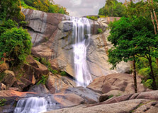Seven Wells Waterfalls in Kedah