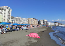 Shëngjin Beach in Sarande