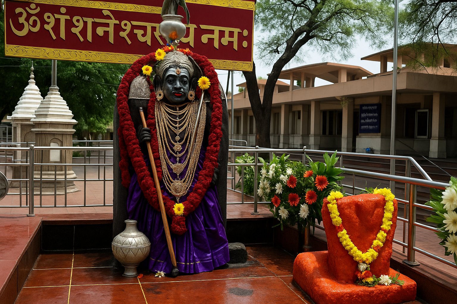 Shani Shingnapur Temple in Shani Shingnapur