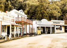 Shantytown Heritage Park in West Coast