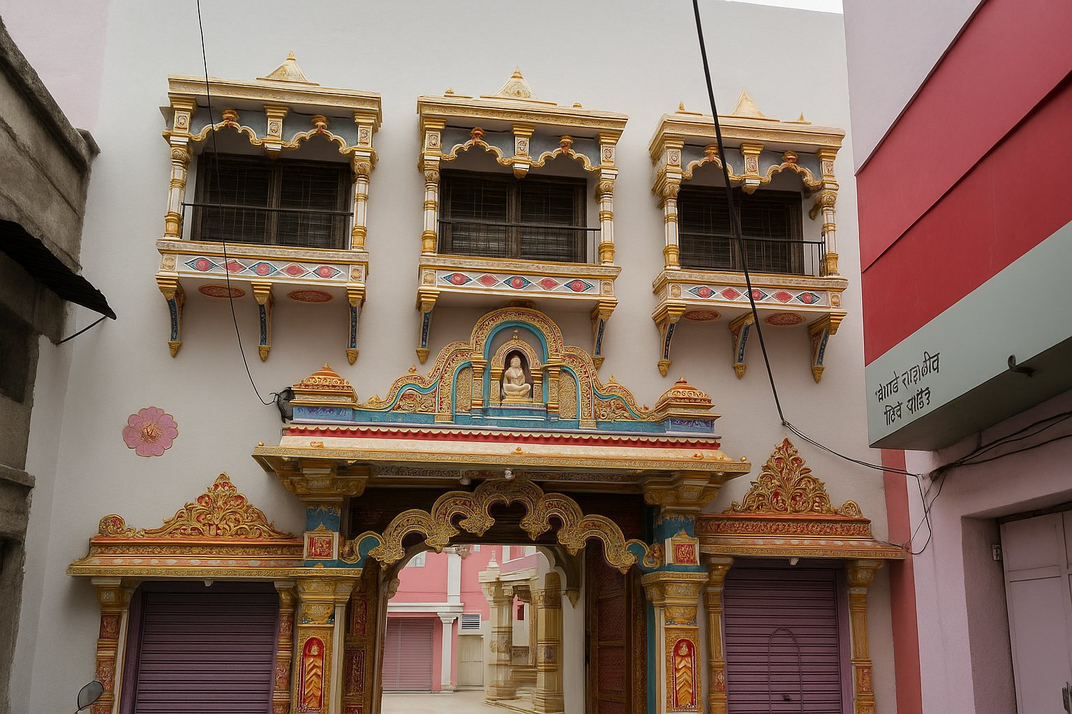 Shree Shwetambar Jain Templ in Wankaner