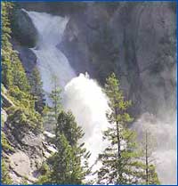 Snow Creek Falls (Mariposa) in California