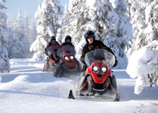 Snowmobile Safari in Rovaniemi