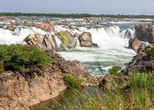 Sopheakmit Waterfall in Stung Treng