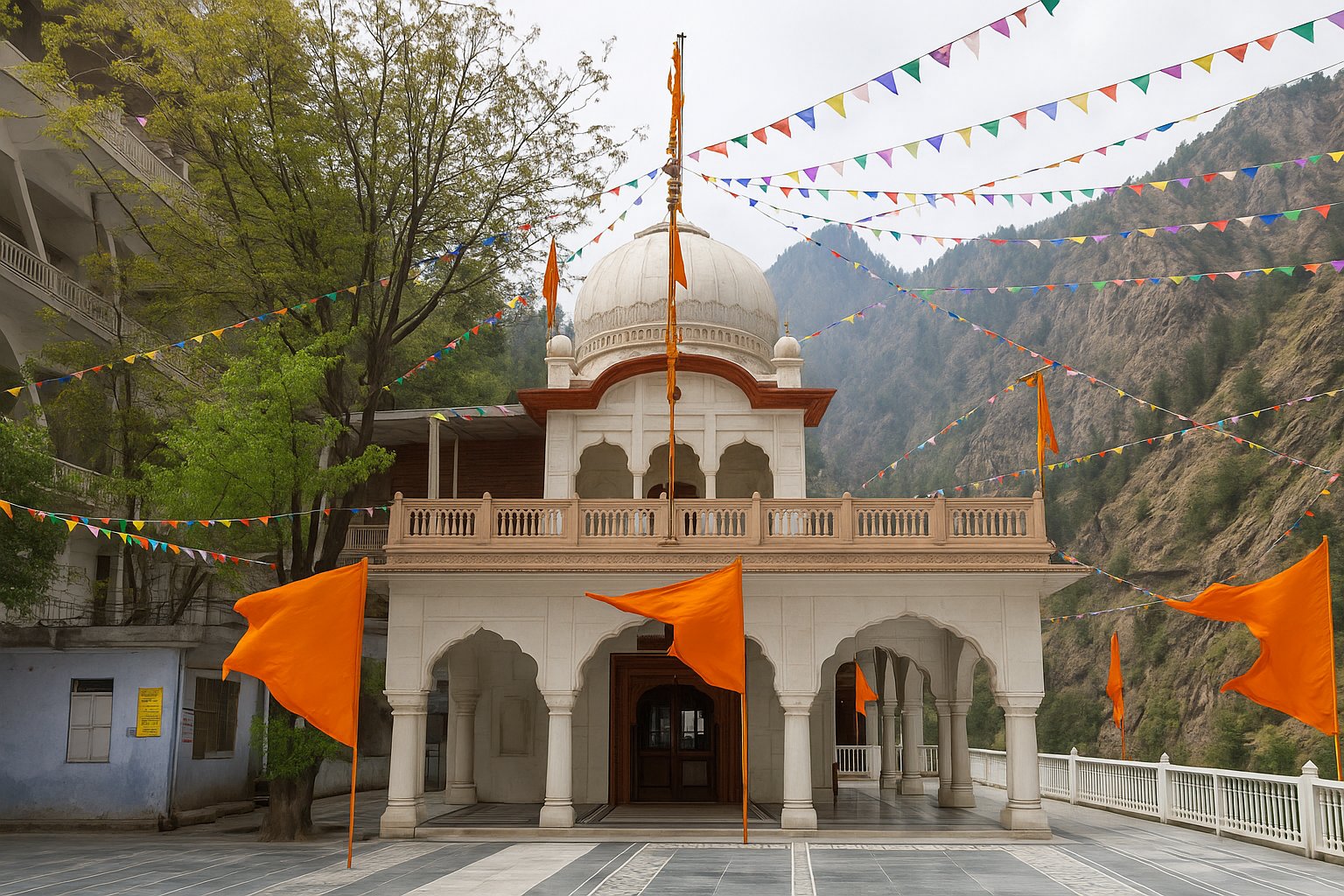 Sri Guru Nanak Devji Gurudwara in Manikaran