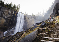 Staircase Falls in California