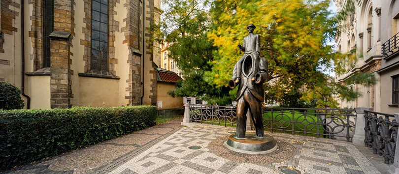 Statue of Franz Kafka