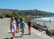Sumner Beach in Christchurch
