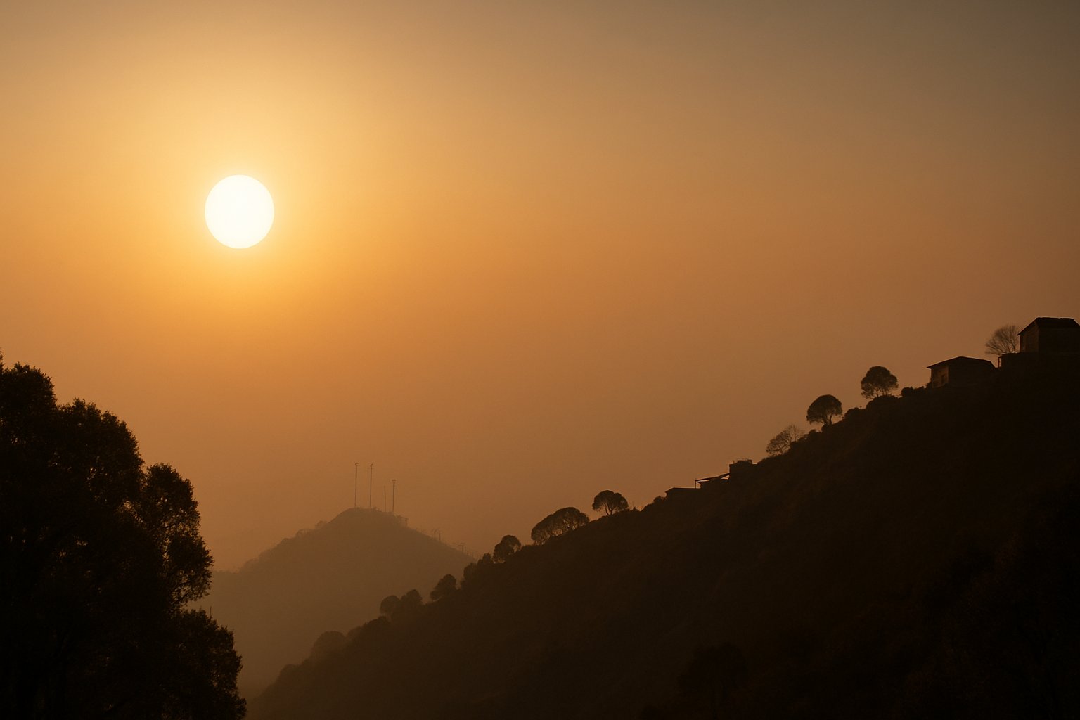 Sunset Point in Kasauli