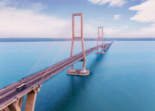 Suramadu National Bridge in Surabaya