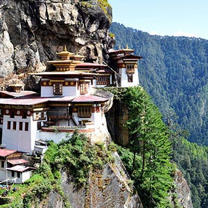 Taktsang Monastery (Tiger's Nest) in Paro