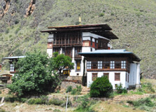 Tamchoe Monastery in Paro
