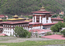Tashichho Dzong in Chukha