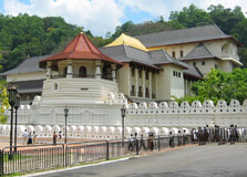 Temple of the Tooth (Sri Dalada Maligawa) in Kandy