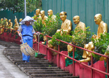 Ten Thousand Buddhas Monastery in Hong Kong