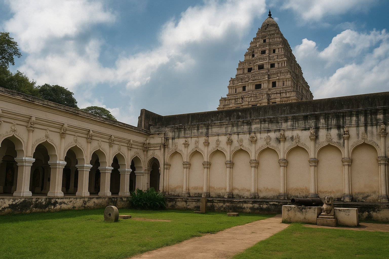 Thanjavur Maratha Palace in Thanjavur