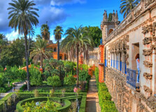 The Alcázar of Seville in Sevilla
