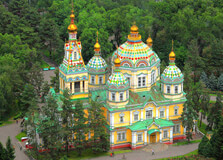 The Ascension Catherdral in Almaty