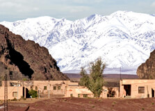 The Atlas Mountains in Ouarzazate