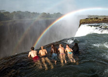 The Devil's Pool in Livingstone