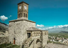 Gjirokastër Clock Tower in Gjirokaster