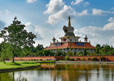 The Great Drigung Kagyu Lotus Stupa in Lumbini