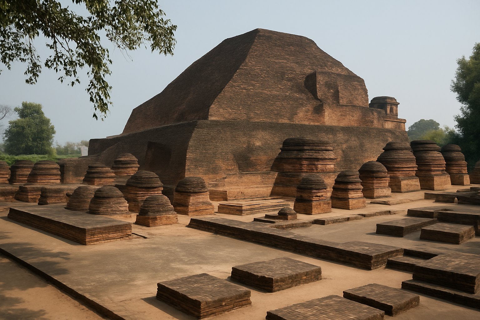 The Great Stupa in Nalanda