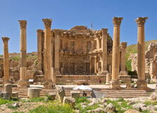 The Nymphaeum in Jerash The Nymphaeum in Jerash
