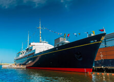 The Royal Yacht Britannia in Edinburgh