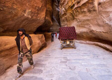 The Siq in Petra
