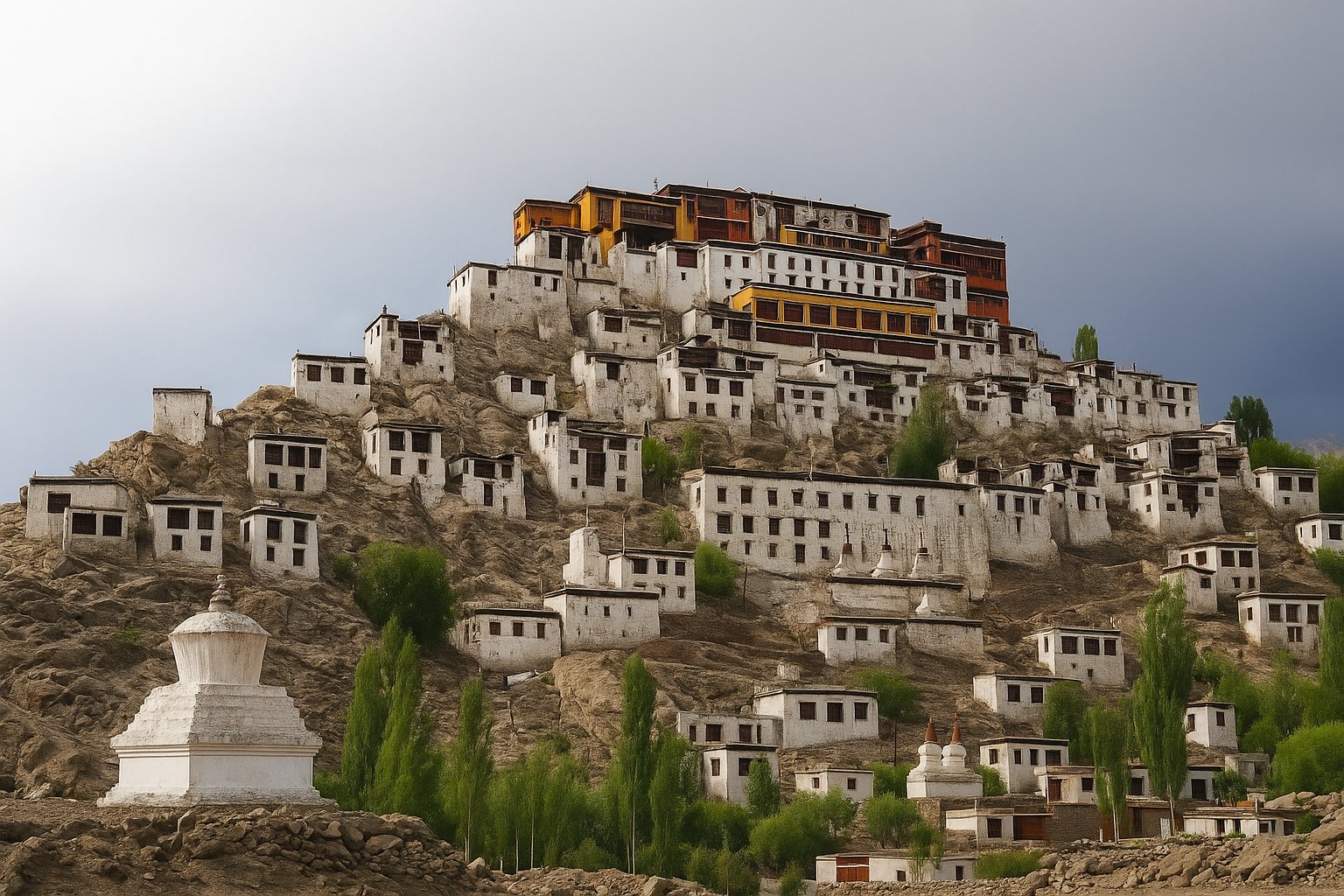 Thiksey Monastery in Leh
