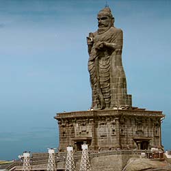 Thiruvalluvar Statue in Kanyakumari
