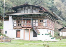 Thruepang Palace in Trongsa