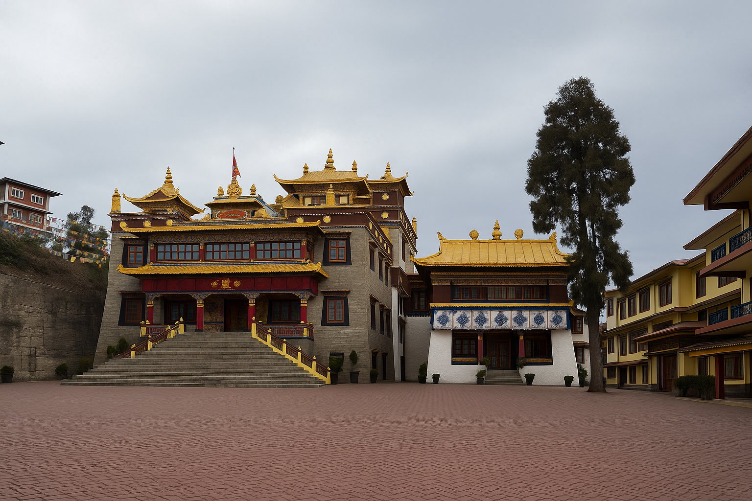 Thub-Chog Gatsel Ling Monastery in Bomdila