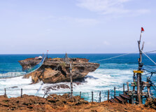 Timang Beach in Yogyakarta
