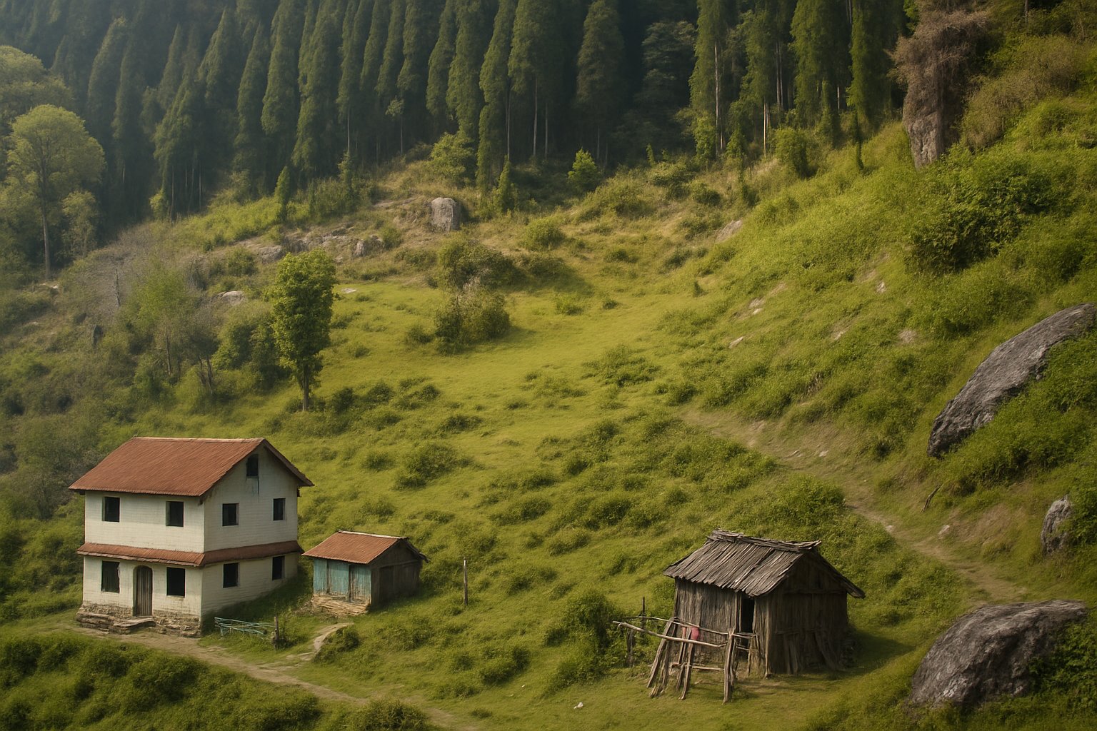 Tinchuley Monastery in Kalimpong