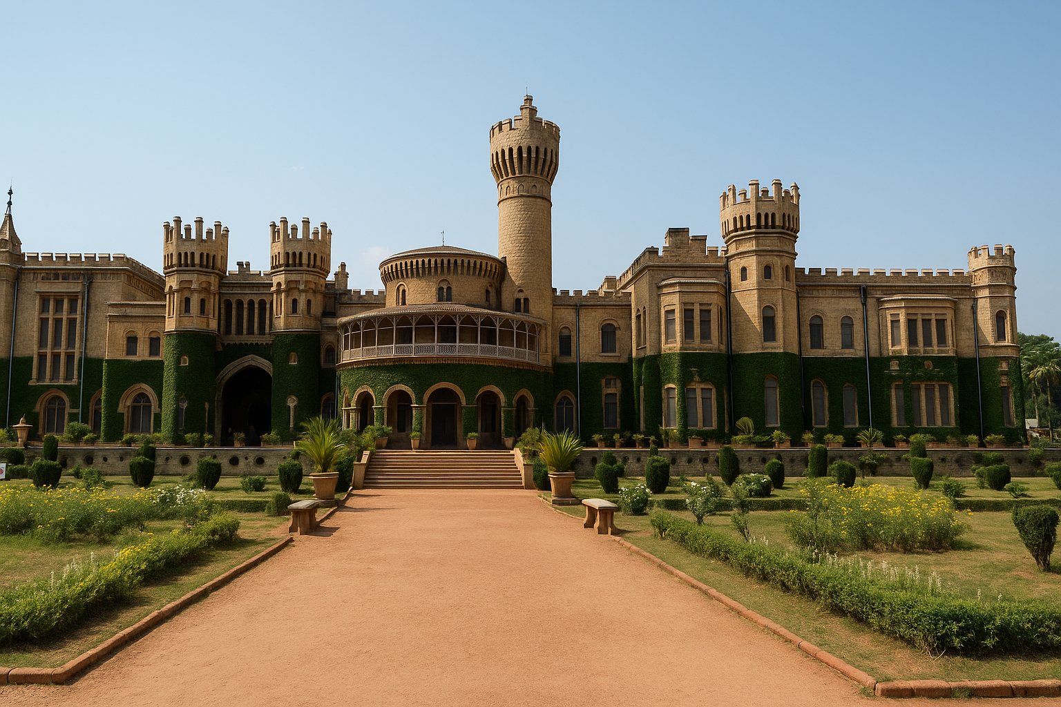 Tipu Sultans Summer Palace in Bangalore