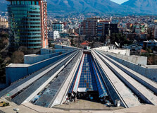Tirana Pyramid in Tirana