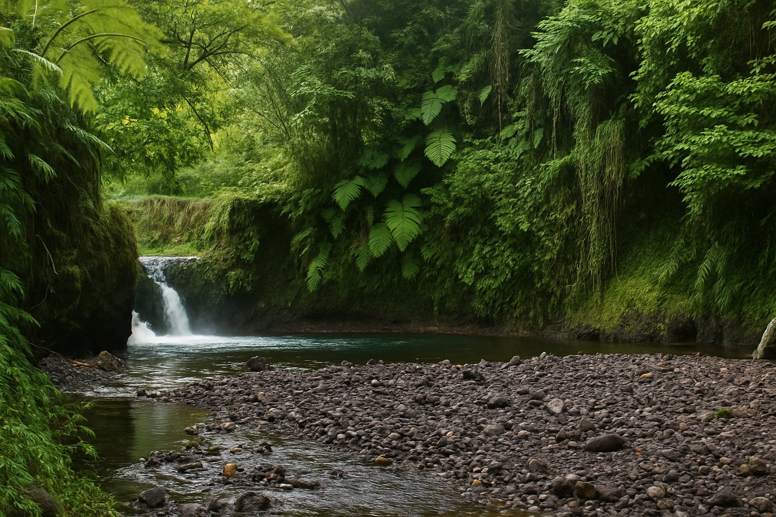 Togitogiga Falls in Upolu
