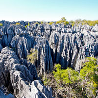 Tsingy de Bemaraha National Park  in Northwestern Madagascar