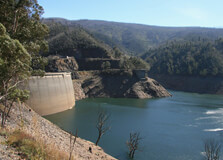 Tumut Pond Dam in Cabramurra