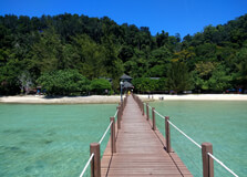 Tunku Abdul Rahman National Park in Kota Kinabalu