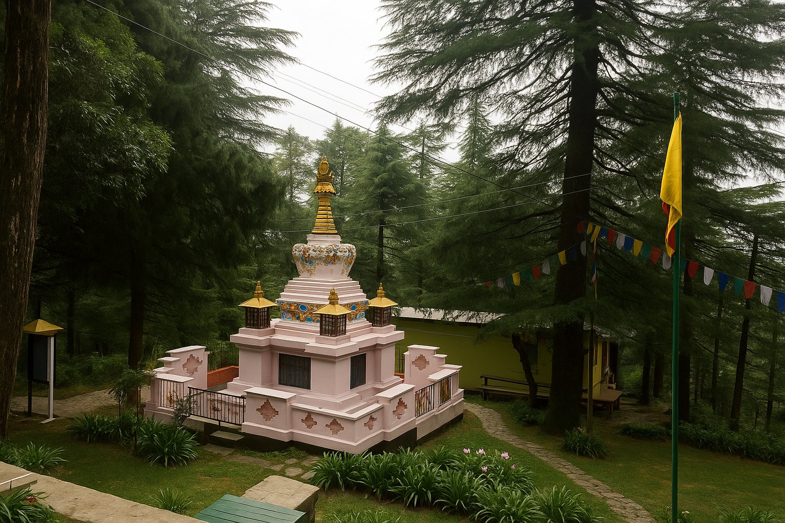 Tushita Meditation Centre in Mcleodganj