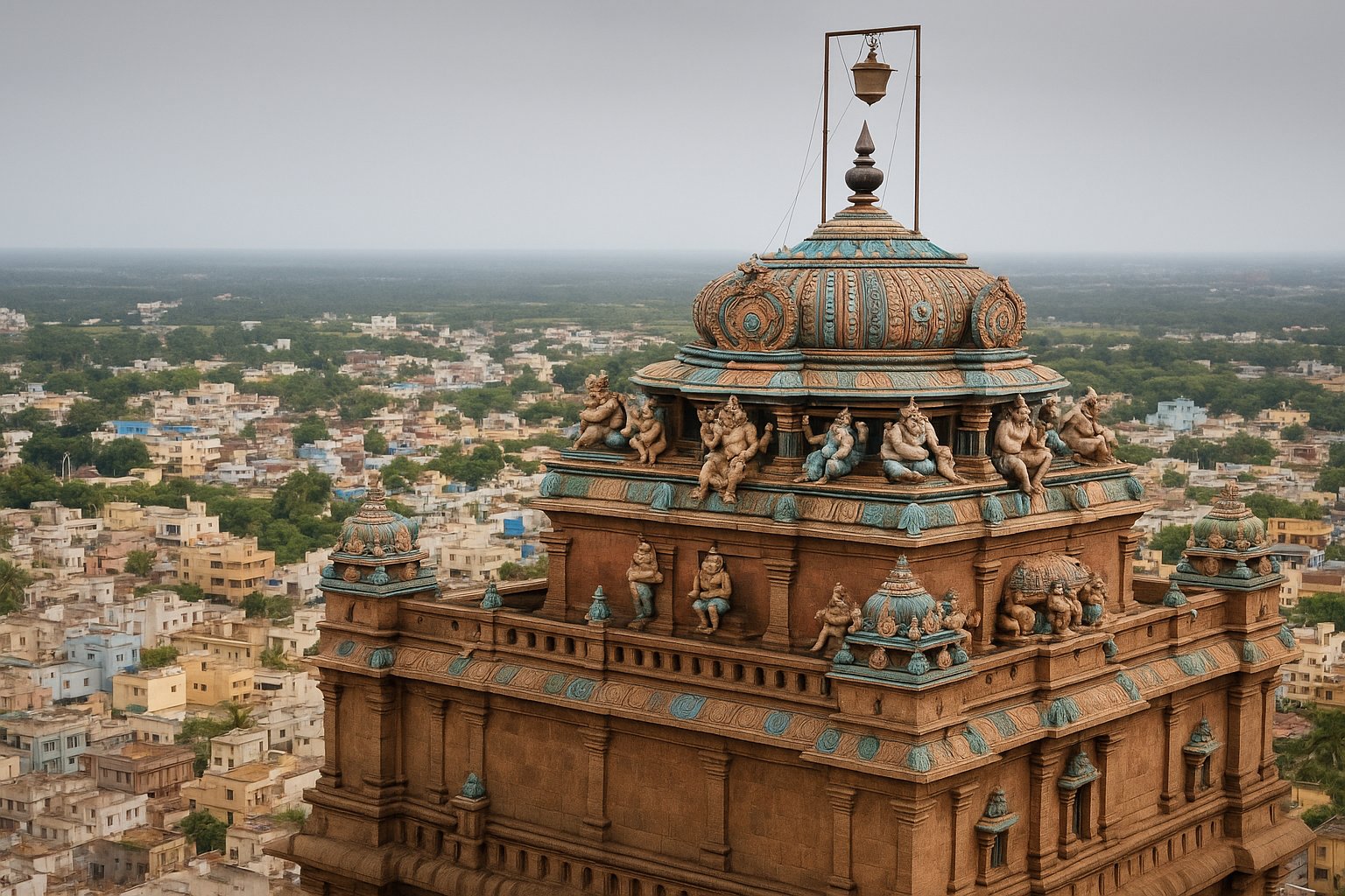 Ucchi Pillayar Temple in Trichy