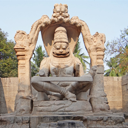 Ugra Narasimha Temple in Hampi