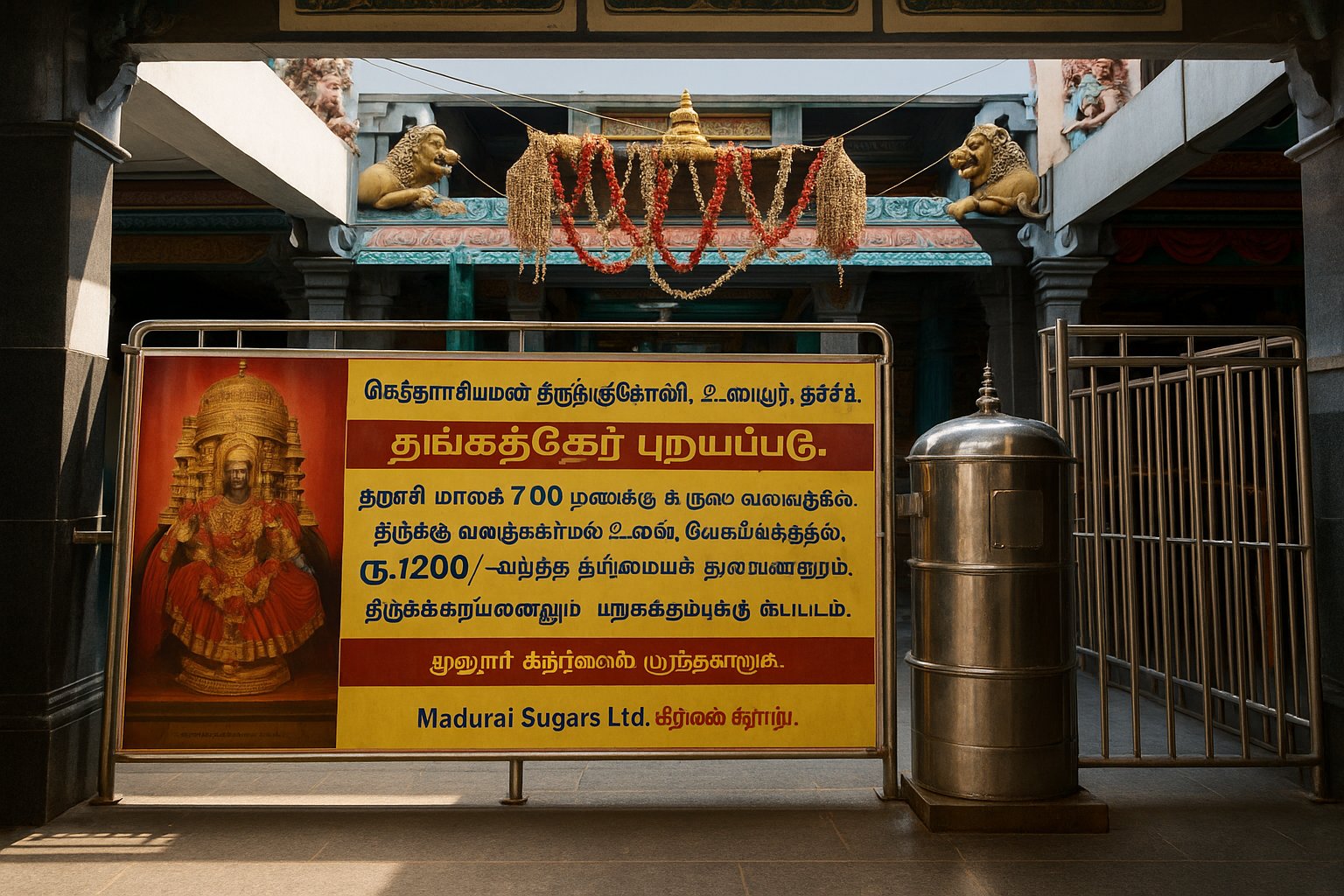 Vekkali Amman Temple in Trichy